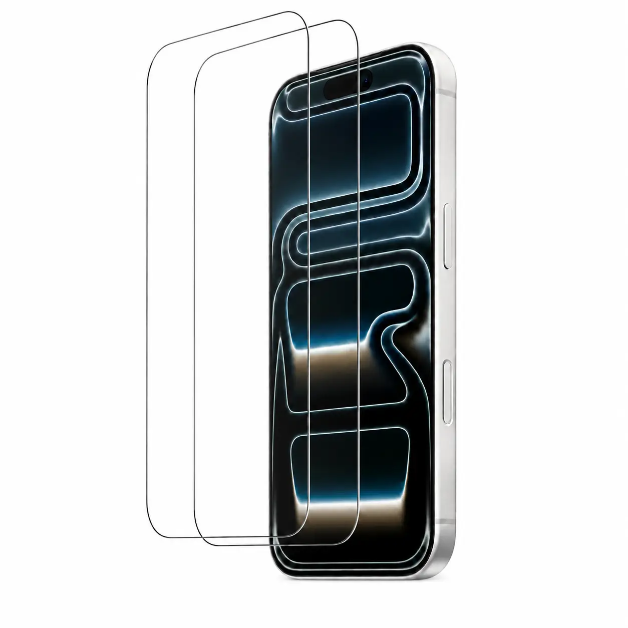 TORRAS HD Screen Protector for iPhone 17 Series,2-Pack, Drop-Tested HD Clear Glass, Anti-Scratch, Easy Install