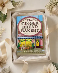 The Gingerbread Bakery by Laurie Gilmore - Cozy Holiday Romance Novel, Small-Town Bakery Love Story, Dream Harbor BookTok Book