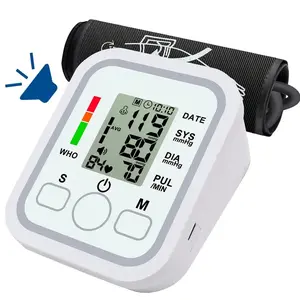 Upper Arm Blood Pressure Monitor, Automatic Blood Pressure Device, Equipped With A Large Screen/suitable Cuff Size Of 8.66-15.75 Inches, Suitable For Family And Travel Use, Is The Best Gift For Parents!