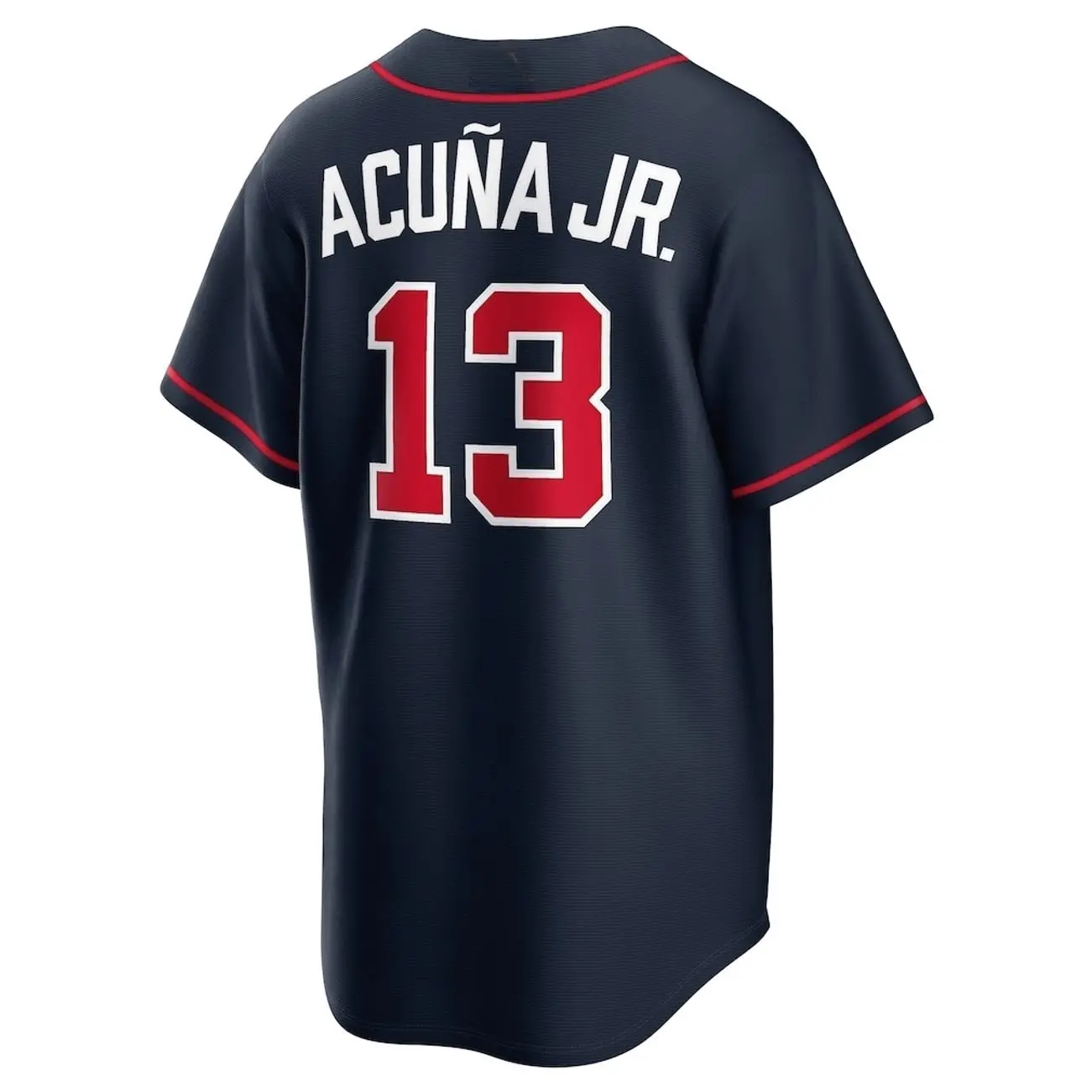 Unisex Baseball Atlanta USA Acuña Jr. 13  Alternate Replica Jersey - Navy