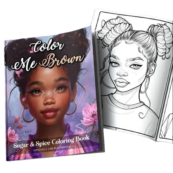 Color Me Brown: Sugar & Spice Edition Coloring Book for Girls