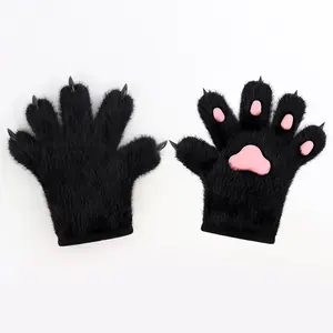 Plush claw gloves, girls' popular cute costume props, photo artifact, festival Cos party all-purpose tool