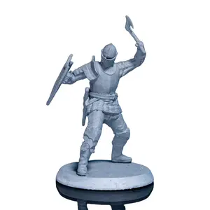 Siege of Ravenhold Guard 02 3D Resin Print Figurines, High-Detail Handcrafted Paintable Statues, Customizable Tabletop RPG DnD Minis, Fantasy Collectibles, Room Decor Figures, Home Decor Gift