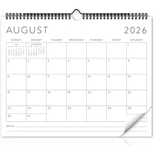 Beautiful 2026 Wall Calendar - Runs from January 2026 until July 2027 - Large 14.5" x 11.5" Office Wall Calendar for Easy Organizing