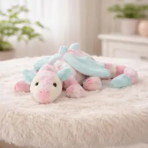 Jellycat Lazulia Dragon Plush – Soft Pastel Stuffed Toy, Fantasy Collectible, 50cm With Tags