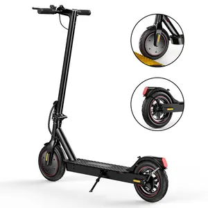 W3 8.5" Pneumatic Tire Electric Scooter for Adults, 350W Brushless Motor, 18 MPH Top Speed, 26 lb Lightweight Foldable E-Scooter with LCD Display & Dual Braking for City Commute