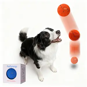 Interactive Squeaking Dog Toy USB Chew-proof + Smart + Easy to clean = the perfect dog toy. This dual-mode E-TPU ball is indestructible, rinses fast, and keeps your dog busy alone