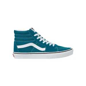 VANS Sk8-Hi Blue Coral High Top Men's Casual Sneaker - Sturdy Canvas-Suede Uppers, Reinforced Toecaps, Padded Collars, Lace-Up Design, Rubber Waffle Outsoles, Men's Footwear, Trainer, Sports Shoes