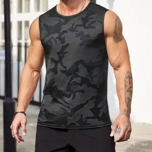 NEW Summer Men's Camo Sports Tanks, Multi-Pack Versatile Outdoor Recreation & Fitness