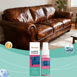 Leather Quick Detailer - Interior Cleaner and Conditioner for Natural, Synthetic, Pleather, and More, Safe for Car Seats, Furniture, Apparel, Shoes & Boots, Leather Scented