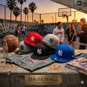 New Era Los Angeles Dodgers New York Yankees Adjustable Baseball Cap – MLB 59FIFTY Fitted Snapback Gorras Unisex, Streetwear Fashion Hat for Men Women, Moda Urbana USA 2026, Trending TikTok Viral Search Keywords