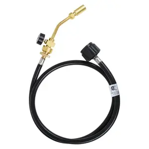 Propane Gas Tank Turbo Torch Hose Adapter Kit, Portable Propane Torch for Brazing Soldering Welding, Fuel by Gas Cylinder