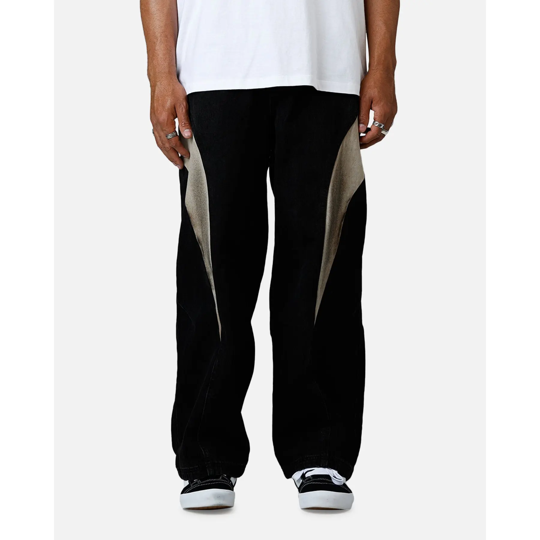 Saint Morta Amplus Workwear Jeans Black/Brown