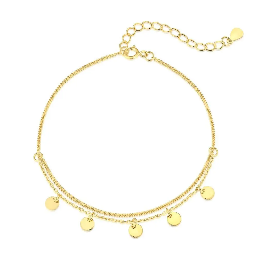 EAMTI 925 Sterling Silver Double Layer Bracelet Dainty Jewelry Gifts for Women Mother's Day/Birthday/Anniversary Day/Valentine’s Day
