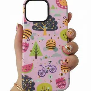 Picnic  Bee Design phone case