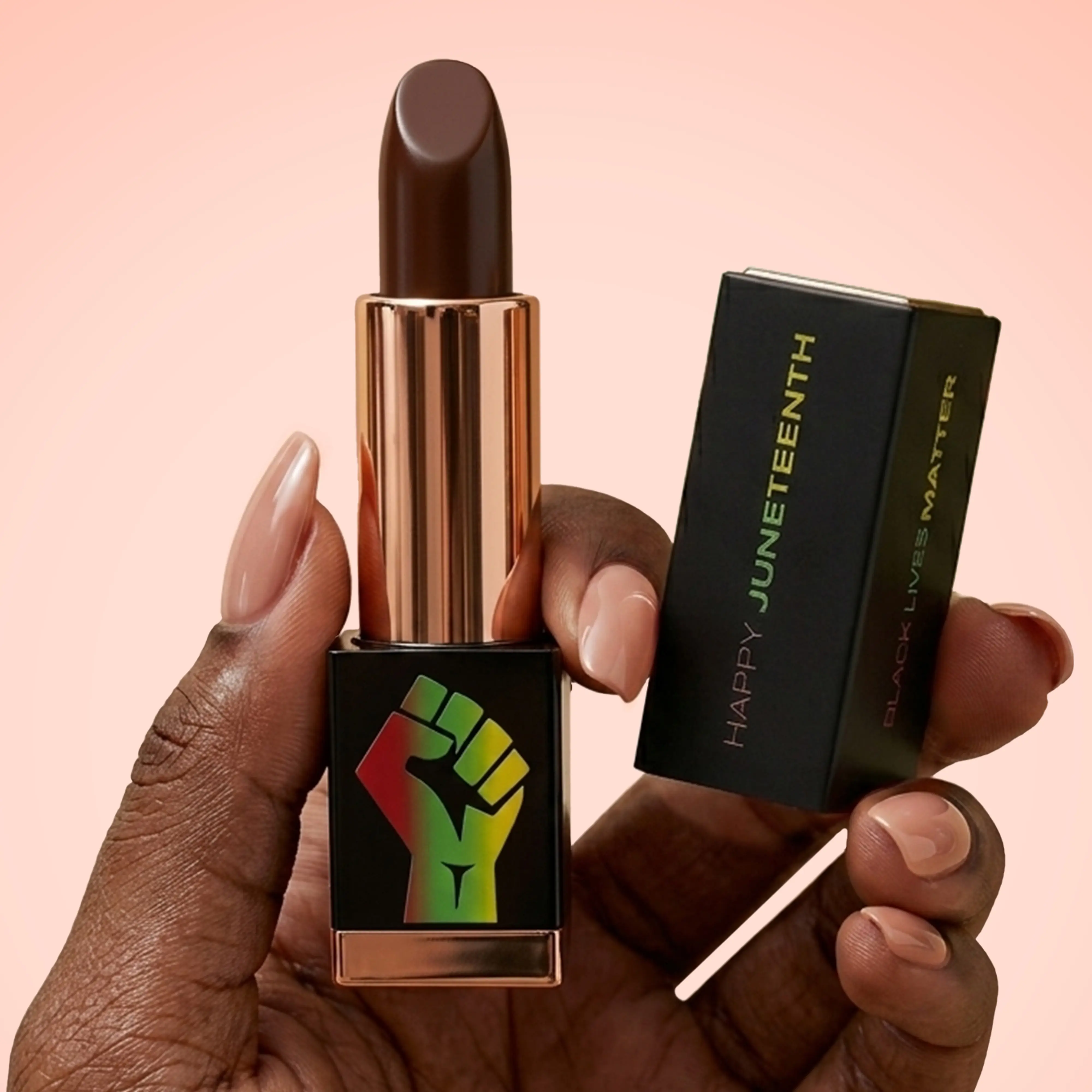Kandi Koated Commemorative Juneteenth Lipstick - Special Edition Creamy Matte Lipstick Kandi Burruss | Creamy Texture, Rich Color, Paraben-Free, Cruelty-Free | Luxury Packaging | Beauty & Makeup