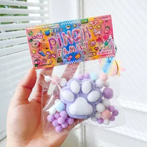 New taro purple cake squishy waffle silicone squishy super soft donut slow rebound