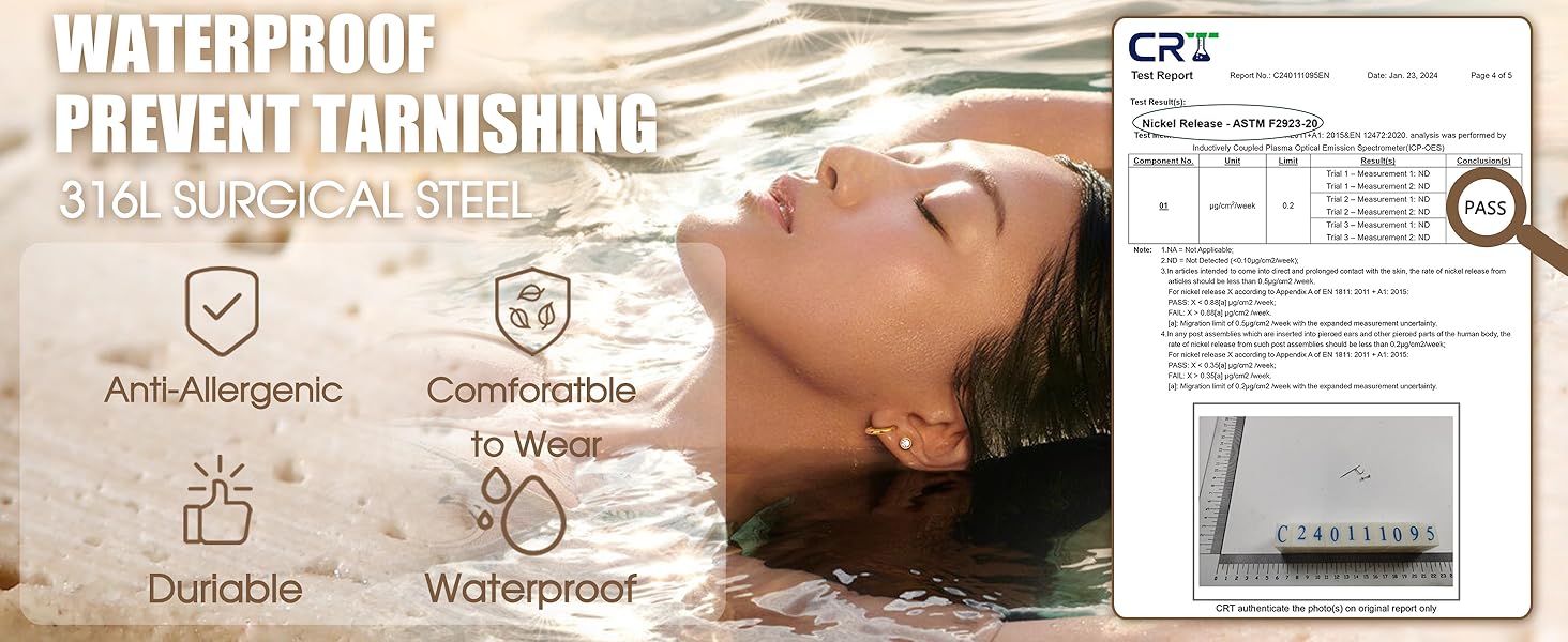 LOLIAS 21Pairs Surgical Steel Flat Back Earrings Hypoallergenic 20G Screw Back Nap Stack Cartilage Earring Stacks