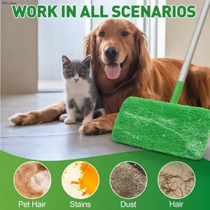 8-Pack Microfiber Mop Pads for Swiffer Sweeper, Wet & Dry Flat Mop Replacement, Reusable Soft Absorbent Cleaning Pads for Home, Kitchen, Bathroom & Living Room Floors, Durable Eco-Friendly Mop Refills