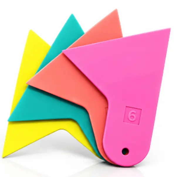 Car Window Tint Squeegee, Small Triangle Film Application Scraper, Glass Cleaning Tool for Automotive Window Tint Installation