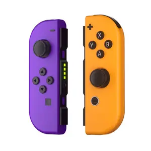 YUYIU Joy con ProGame Switch Controller Replacement-Compatible with Switch/OLED/Lite,Supports Screenshot,Motion Control,Dual Vibration,Gaming Accessories Console Smartphone Ro-Purple Orange