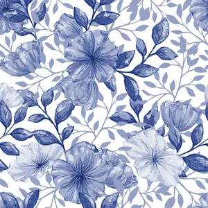 Country Flowers Pattern 54 Quilting Cotton Fabric