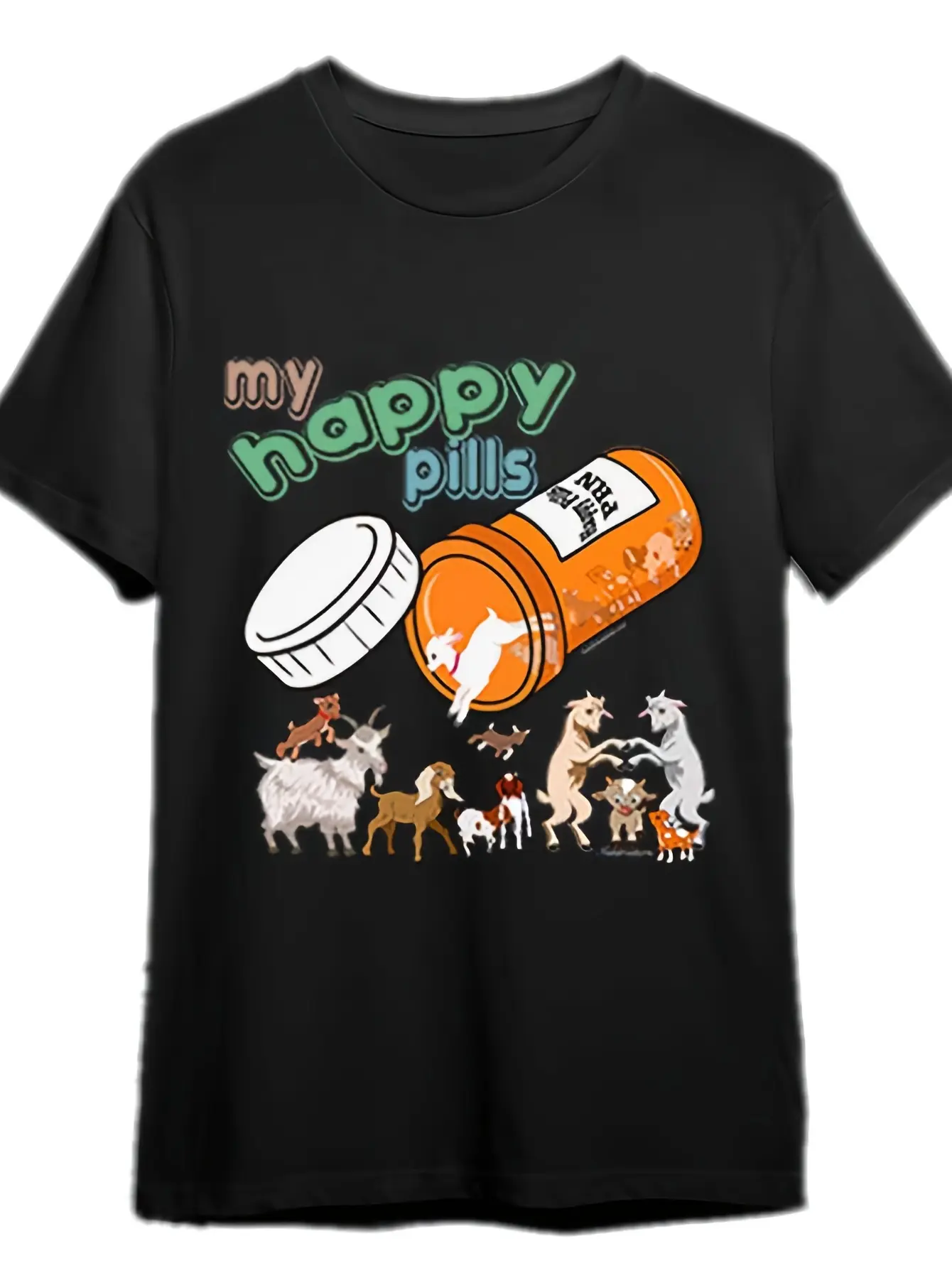 Getyergoat Original Humorous Men'S T-Shirt - Goat