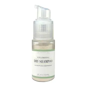 Eucalyptus Cedarwood Dry Shampoo - Natural & Organic | Non-Aerosol | For Blonde, Brunette, & Dark Hair | No Benzene, Vegan
