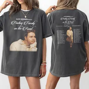 Alex Music Tour 2026 Inspired Shirt, Retro 90s Warren Concert Vintage T-Shirt Finding Family On The Road Merch HFN