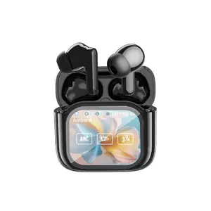 Premium Bluetooth 5.4 Wireless Earbuds with SmartLED Touch Screen ANC Noise Cancelling IPX7 Waterproof in-Ear Headphones Hi-Fi Stereo Sound Long Battery LifePerfect for Gym Running Travel Stylish Gift ldeas PortableWired Headphones headphone for bette UVC