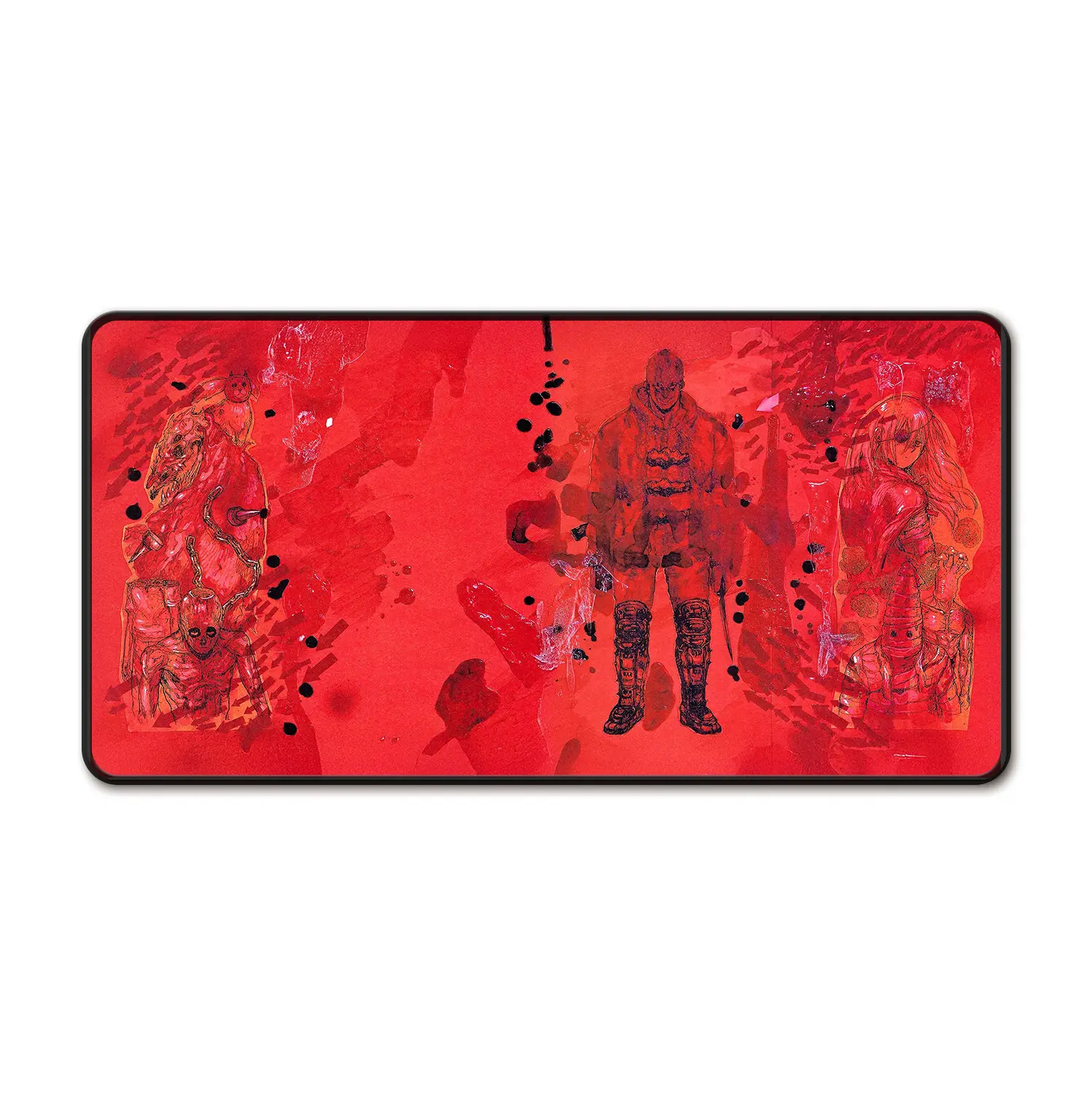 Dark Fantasy Extra Large Anime Mousepad - Dorohedoro, Anti-Slip Rubber Base, Gaming Mousepad Design Extended Mousepad trackpad rectangle