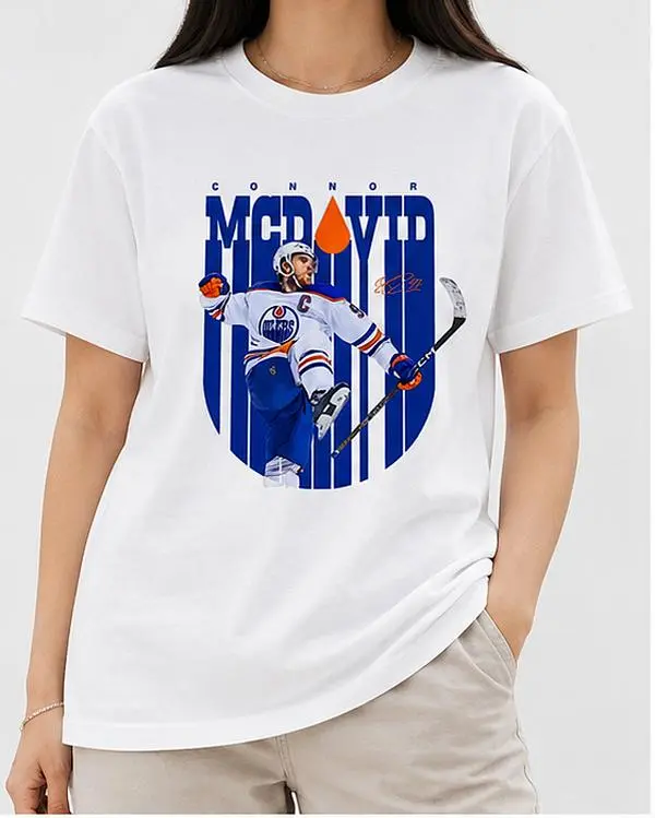 Unisex Connor McDavid Hockey Sport Graphic Tshirt Hoodie Sweatshirt Casual Streetstyle Aesthetic Basic Crewneck Tee