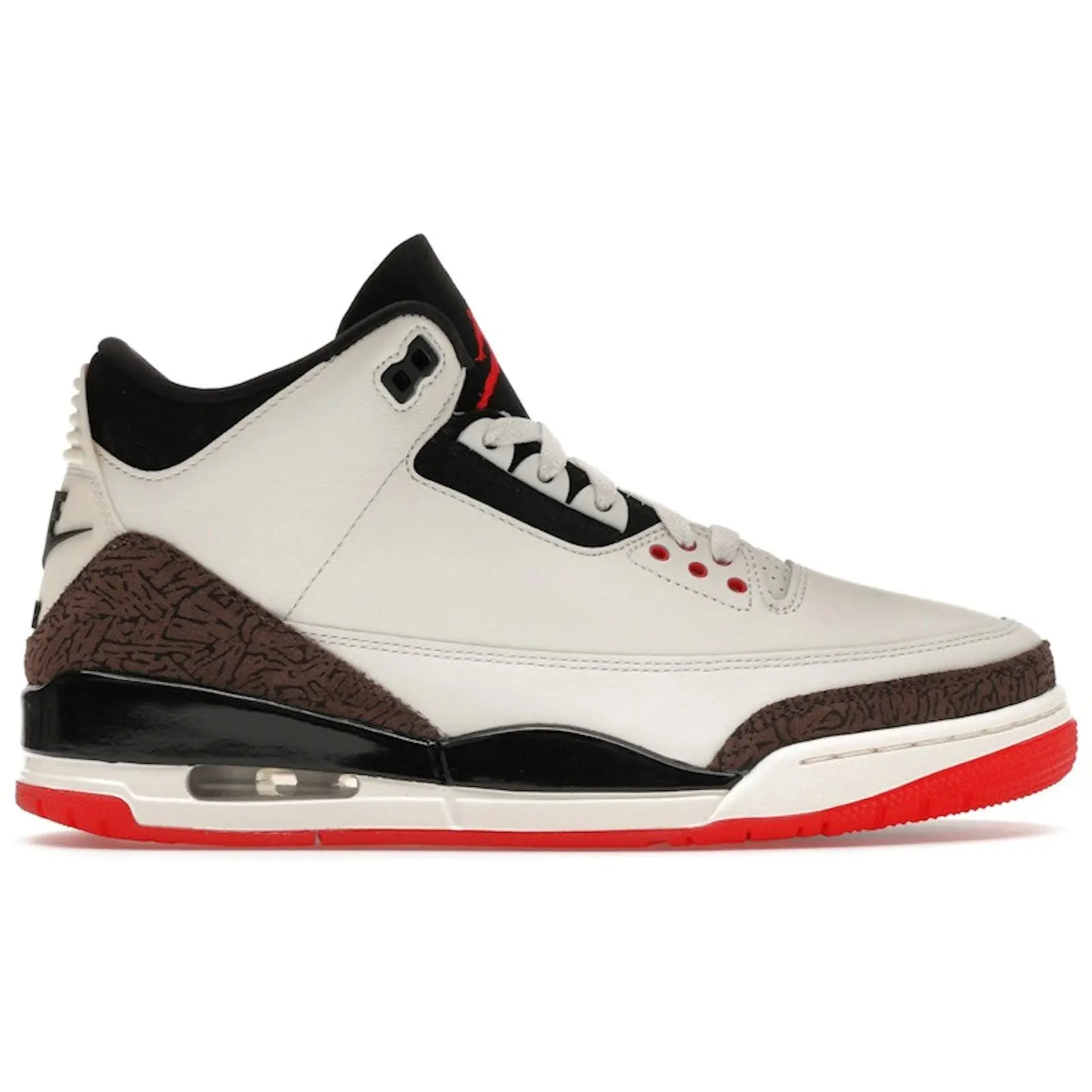 Jordan 3 Retro World's Best Dad Sneakers / Men’s Casual Basketball-Inspired Shoes / Lace-Up Low-Top Athletic Footwear / Iconic Jordan 3 Design / Cushioned Comfort / Signature Elephant Print Details / Bold Streetwear Styling / Durable Rubber Outsole