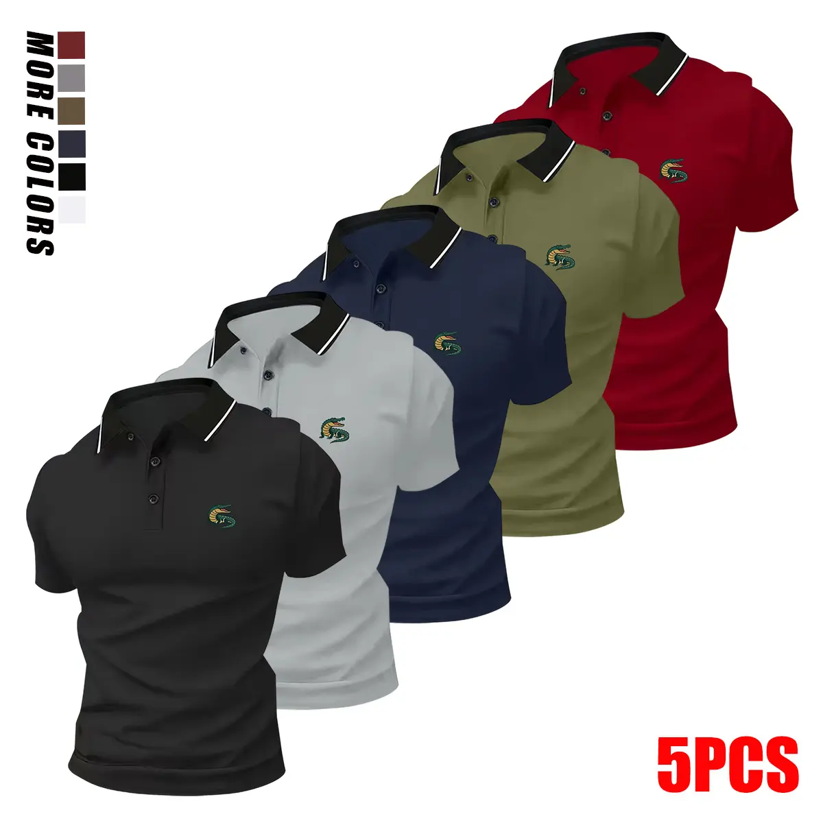 Black+Gray+Blue+Green+Red