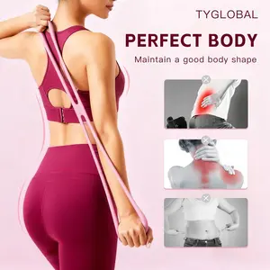 Figure 8 Resistance Band for Women TPE 8-Shaped Exercise Band for Arm Chest Training Yoga Gym Fitness Muscle Toning and Stretching Equipment