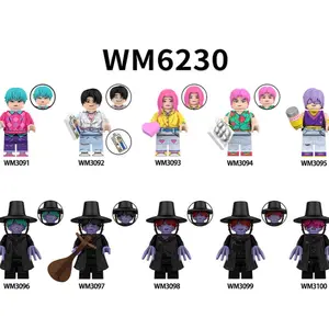 Anime Character Theme Mini Doll Building Set, Customizable Collectible Figures, Anime Action Figure, Compatible with Mainstream Brands, Wm6230