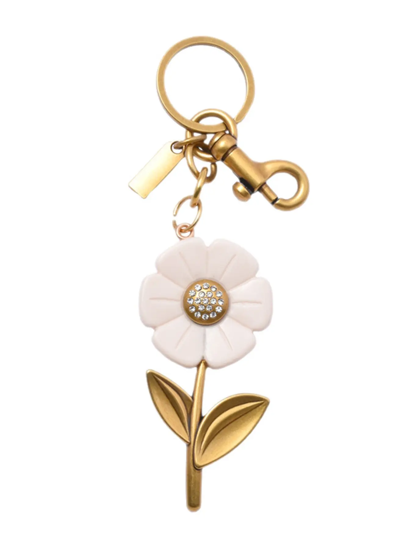 Small Daisy Keychain Pendant, Trendy Bag Charm, High-End Fashion Accessory, Instagram Viral Item, Stylish Key Ring, Elegant Purse Chain, Flower Keychain, Keychain for Purse, Key Charms