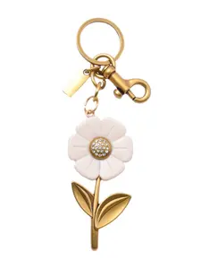 Small Daisy Keychain Pendant, Trendy Bag Charm, High-End Fashion Accessory, Instagram Viral Item, Stylish Key Ring, Elegant Purse Chain