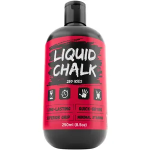 PowerGrip Gym Chalk - Liquid Chalk for Climbing, Weightlifting & Lifting Accessories - Dry Hands & Mess-Free Grip Enhancer