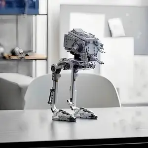 Walking Mecha Building Blocks, Building Block Sets, 586pcs/set Interlocking Assembly Models, Creative Educational Building Toy for Gifts, Building Kit