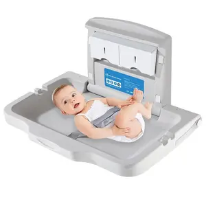 An Changing Station Wall Mounted, Fold Down Baby Changing Table, Commercial Diaper Changing Station, Nappy Changing Table with Safe cradle Inflatable Floor Chair with Air Pump auto swing Convertible Crib with Support Base Wooden High Baby Booster Chair