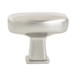 Berenson  1.56 in. Subtle Surge Knob, Brushed Nickel