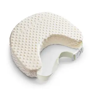 Munchkin Nursing Pillow, Ergonomic Support for Breast and Bottle Feeding, Ultra-Luxe Soft Touch Fabric - White