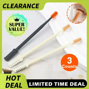 3 Counts 360 Rotating Nose Trimmer for Women & Men, compact size fits easily in bags for on-the-go trimming wherever you are.