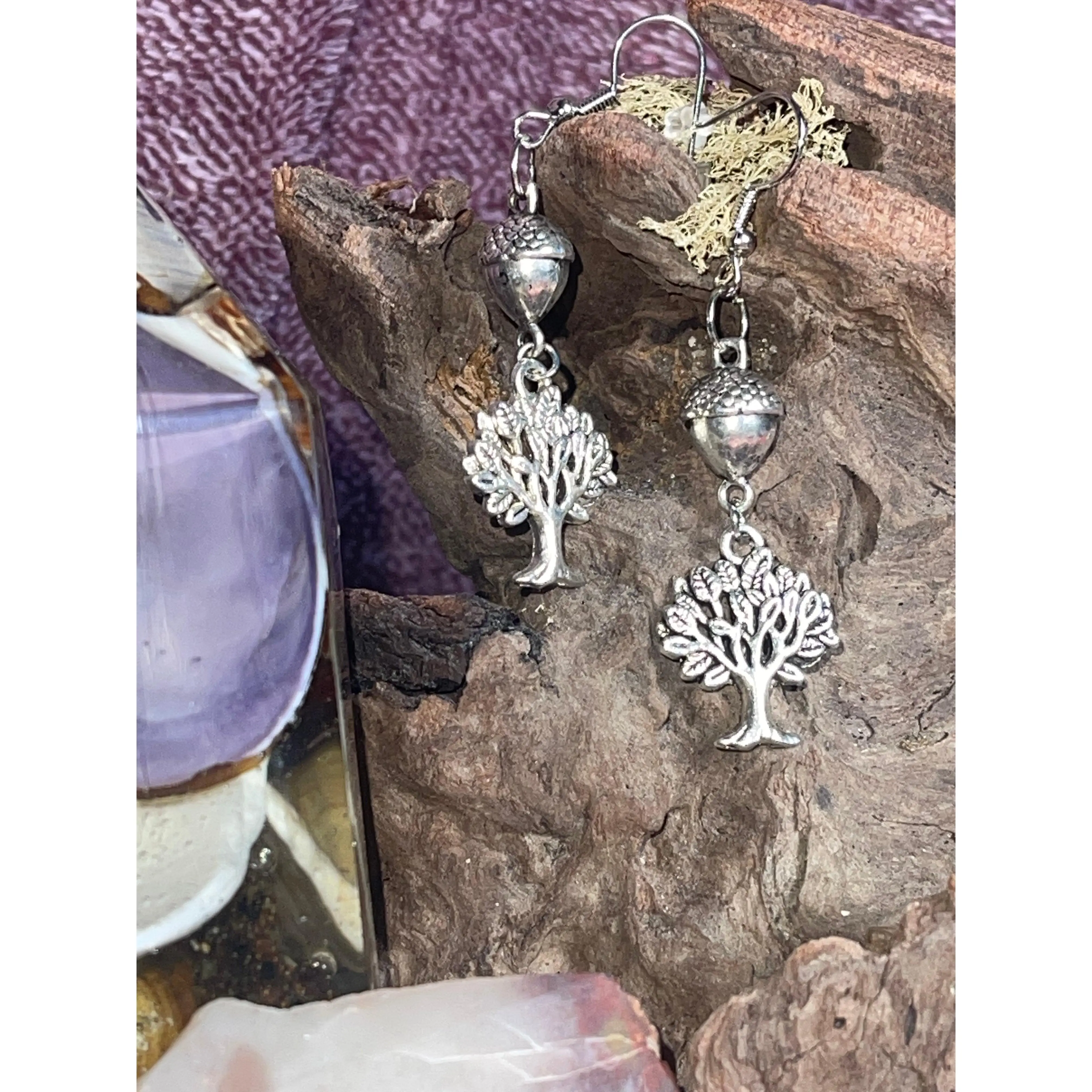 Oak Tree Earrings