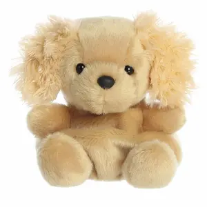 Aurora Adorable Palm Pals Oatmeal Goldendoodle Stuffed Animal - Fun Collectible Plush for Kids and Adult Collectors - Perfect for Decorating Rooms and Birthday Gifts - Brown 5 Inches