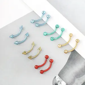 Multi Color Piercing Set, All-in-One Style, Trendy Statement Jewelry