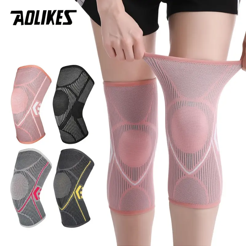 Knee Brace Support, 1pc Nylon Compression Sleeve that Delivers Stability for Running and Cycling, Hand Wash Only, M, Active Individuals, Different Purposes, Uncharged