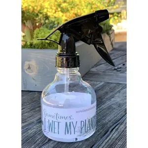 I Wet My Plants Spray Bottle, Plastic 6 oz for Misting Plants