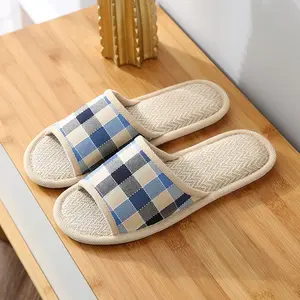 Open Toe Breathable Slippers, Washable Disposable Home Slippers for Family Spa Guests Hotels,Thick, Soft, Non-Slip,Fits Most Men and Women Footwear Boy Tsinelas